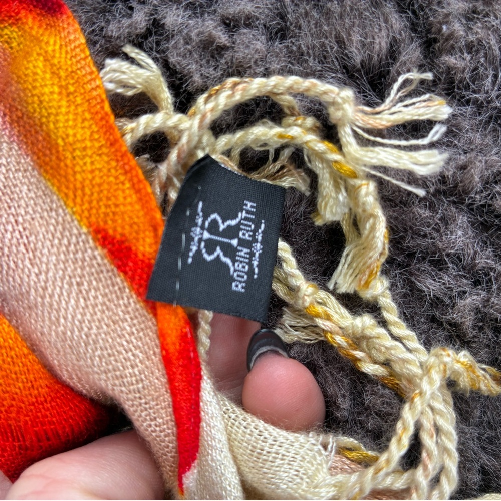 Robin Ruth Multicolor Floral Scarf - Picture 2 of 3